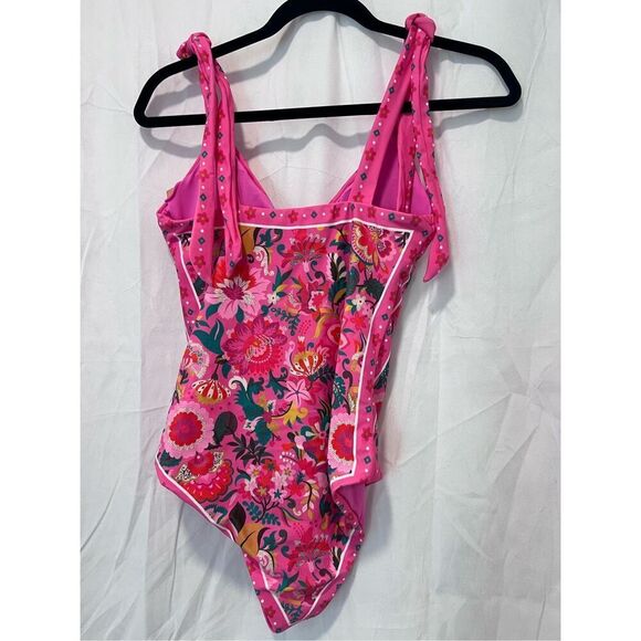 Beach Riot Women's Multicolor Floral Akira One Piece Swimsuit Large NWOT - Picture 6 of 7